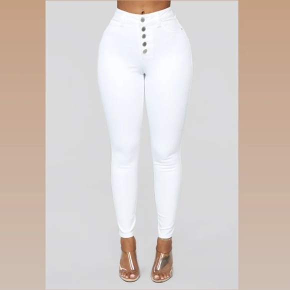 White Jeans - Picture 1 of 3